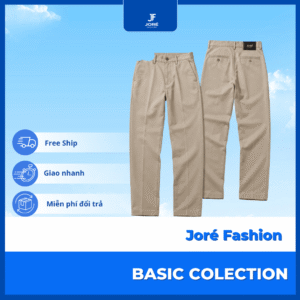Quần Kaki Nam Form Basic