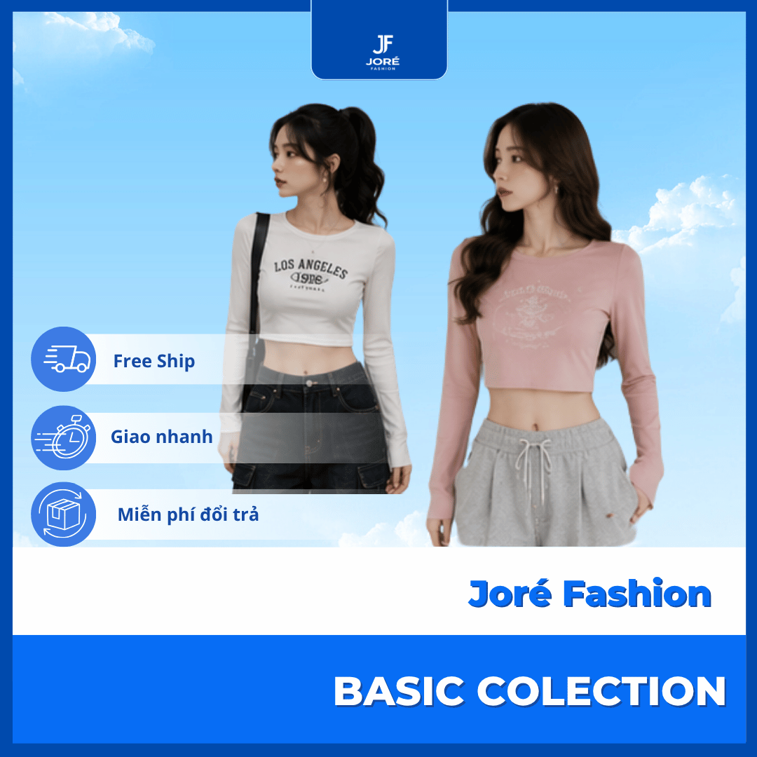 Áo Croptop Nữ Basic