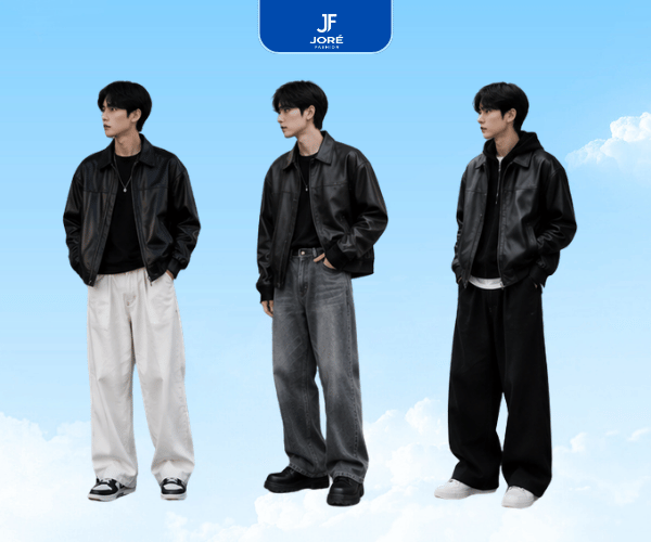 Áo Da Nam Bomber Basic - Ảnh 5