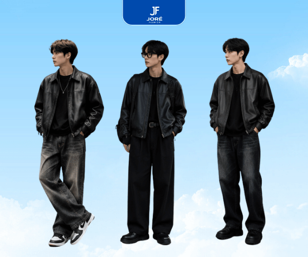 Áo Da Nam Bomber Basic - Ảnh 6