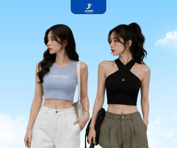 Áo Croptop Nữ Basic - Ảnh 5