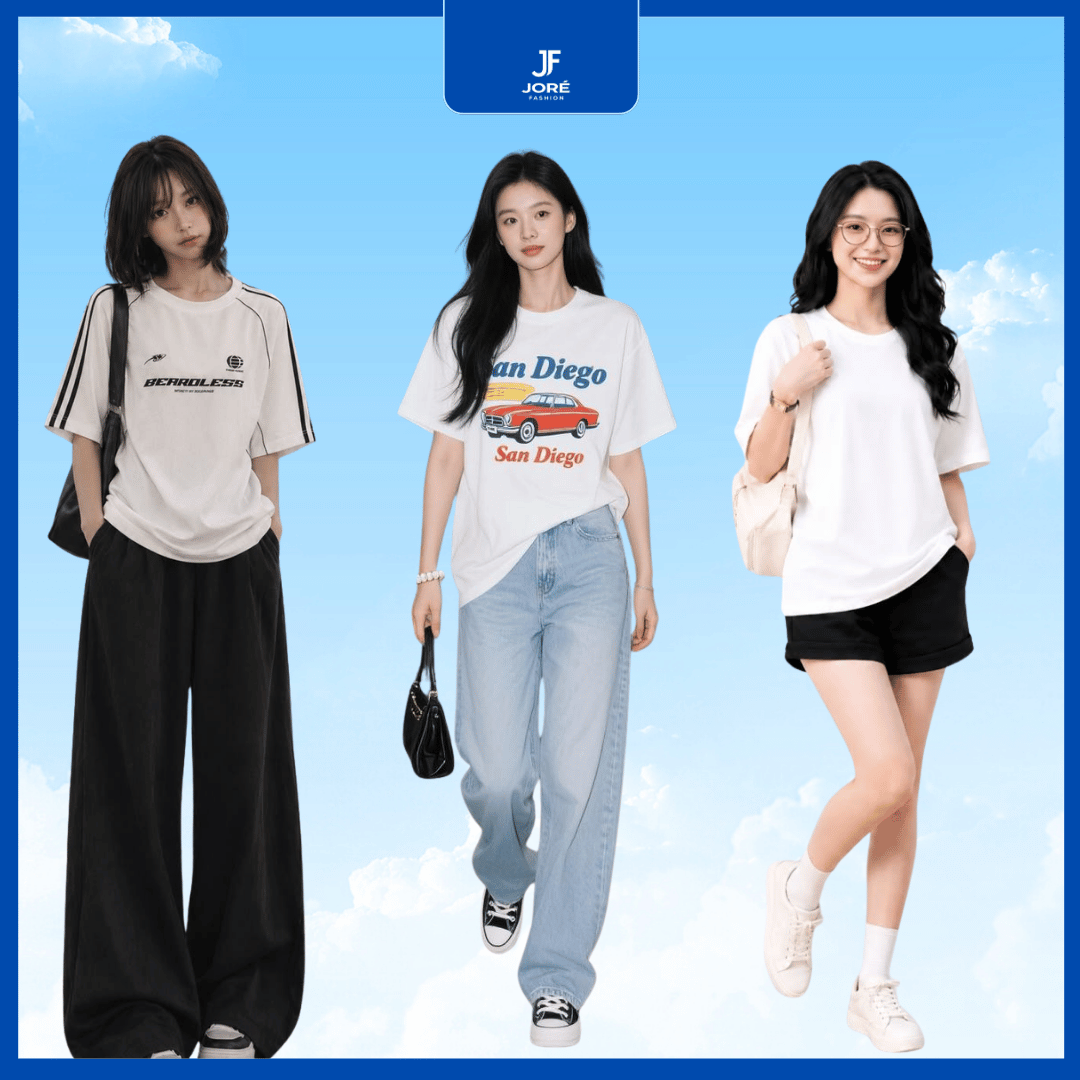 Áo Thun Nữ Basic Collection - Ảnh 5